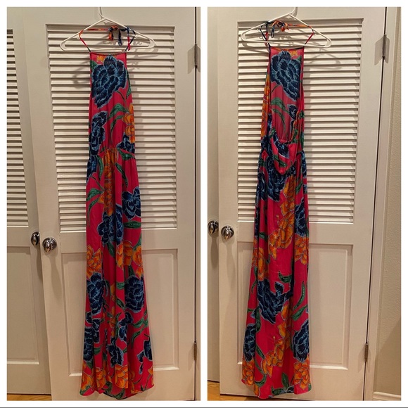 Show Me Your MuMu Dresses & Skirts - SMYM Floratopia Heather Halter Maxi Dress